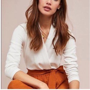 Anthropologie Maeve Curran Top XXS Petite